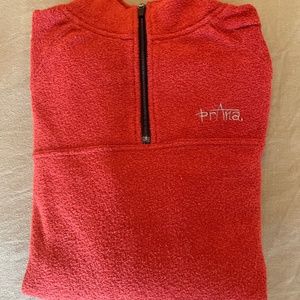 PRANA men’s L burnt orange 1/4 zip